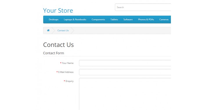 Remove Address and Phone Number From Contact Us (OCMOD)