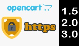 Opencart https redirect