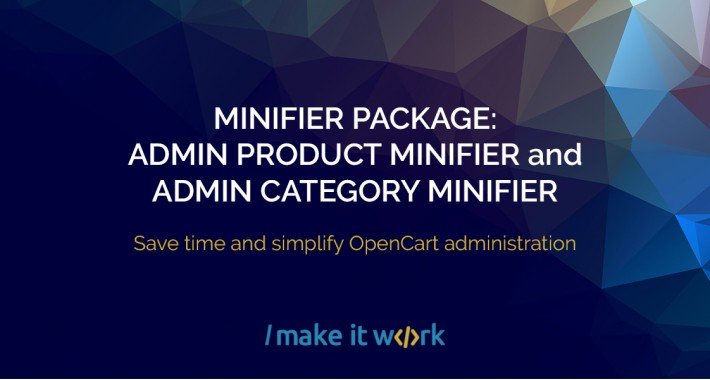 MINIFIER PACKAGE: Hide Admin Product And Category fields