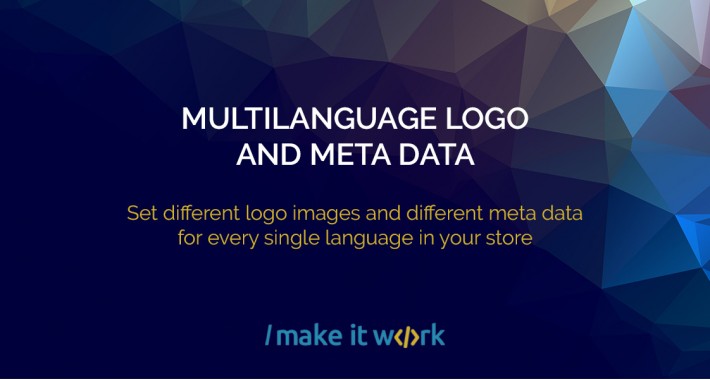 Multilanguage logo and meta data