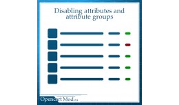 Disabling attributes and  attribute groups