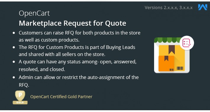 Opencart Multi Vendor Marketplace Request for Quote