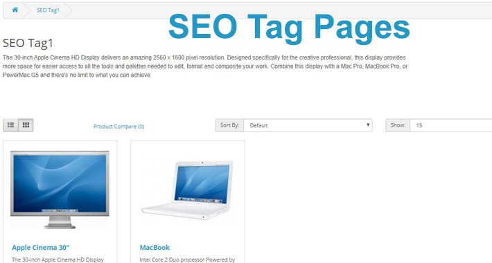 SEO Tag Pages