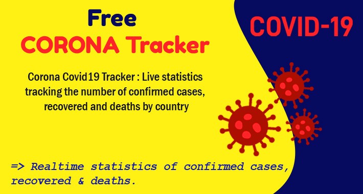 Free CORONA Tracker  for Opencart 3.0 Websites