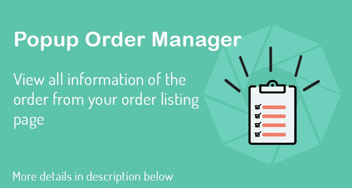 Popup Order Manager