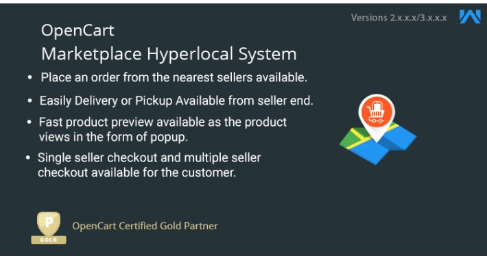 Opencart Multi Vendor Marketplace Hyperlocal System