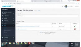 Order Verification with BARCODE READER