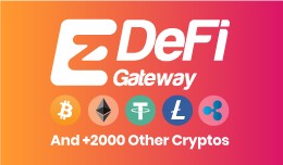 EzDeFi Bitcoin, ETH, Cryptocurrency payment gate..