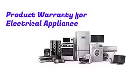 Product Warranty for Electrical Appliance