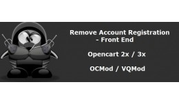 Remove "Account Registration" from fro..
