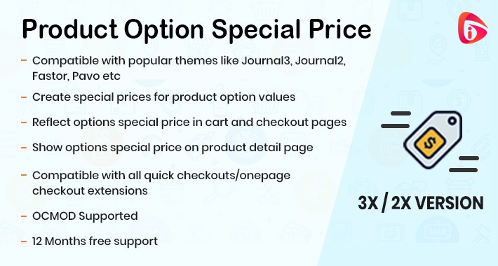 Product Option Special Price