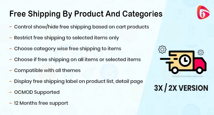 Free Shipping By Product & Categories