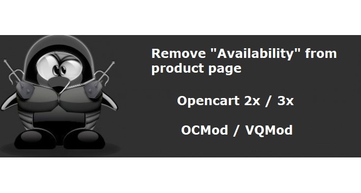 Remove "Availability" from product pages