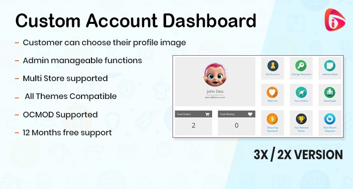 Custom Account Dashboard