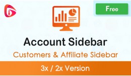 Account Sidebar (2x, 3x, 4x)