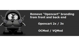 Remove "Opencart Branding" from front ..