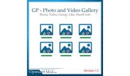 GP - Photo and Video Gallery for Opencart 2. x