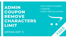 Remove Character Limit in Coupon Code - Length E..