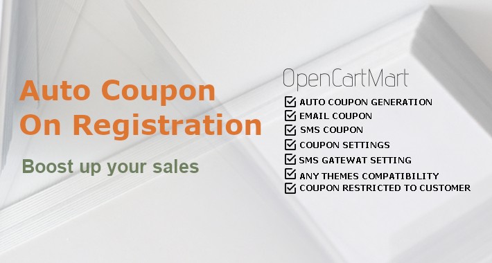 Auto Coupon On Registration