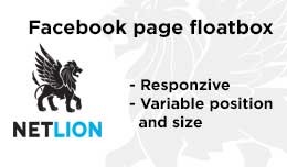 Facebook page floatbox