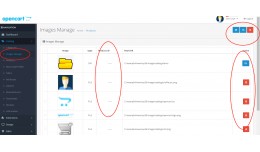 Images Manage(delete Image of  Prodcut ID is  NU..