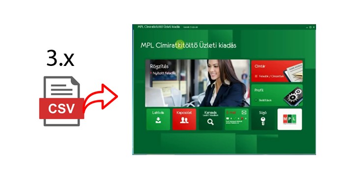 MPL Címiratkitöltő - CSV export - 3.x verzió MPL Címiratkitöltő - CSV export - 3.x verzió