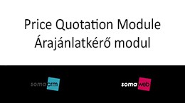 Price Quotation Module / Árajánlatkérő modul