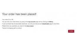 Order ID in Success Page