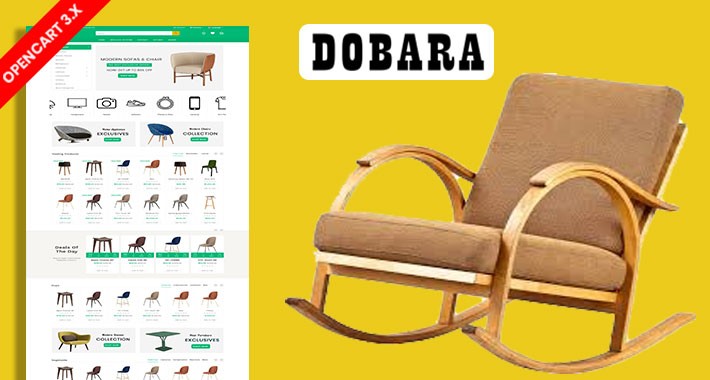 Dobara – Modern Furniture OpenCart Theme