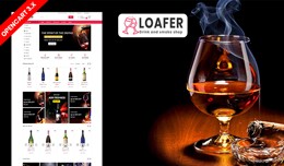 Loafer Wine & Drink Ecommrce Opencart Websit..