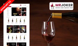Mr.Joker wine & Drink Ecommrce Opencart Webs..