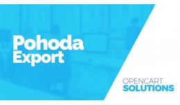 Export do účtovníckeho software Pohoda 1.5.x
