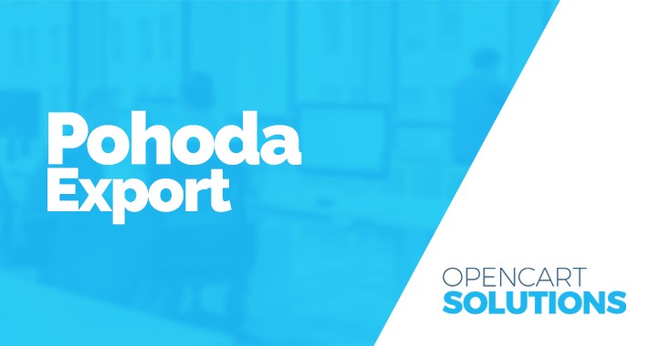 Export do účtovníckeho software Pohoda 1.5.x