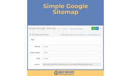 Simple Google Sitemap