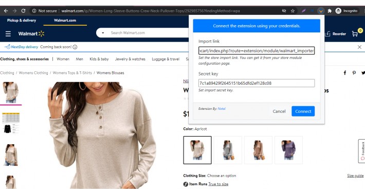 Advanced Walmart Product Importer & Affiliate