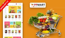 PP Mart Grocery Ecommrce Website Opencart Template