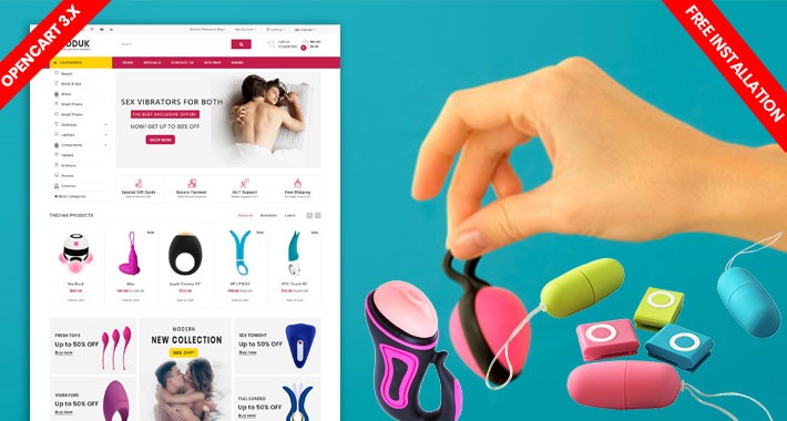 Loduk - Sex Toys & Adult Lingerie opencart theme