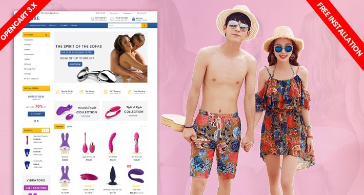 Desire – Lingerie & SexToys OpenCart Reponsive Theme