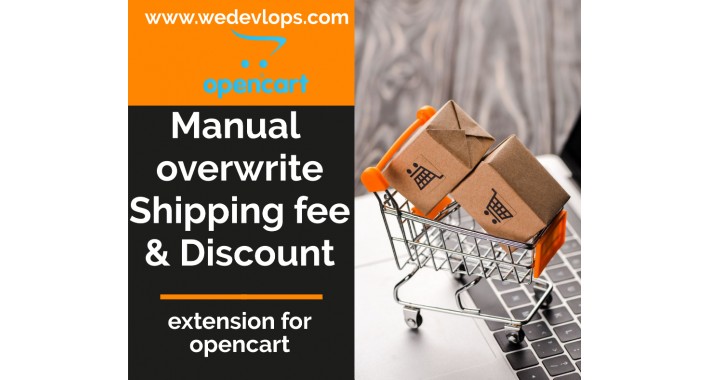 Manual Overwrite shipping fee and Discount