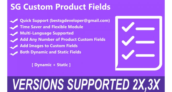 Product Custom Fields
