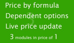 PRICE BY FORMULA + live price update+dependent o..