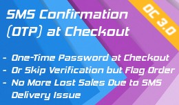 SMS Confirmation at Checkout by OTP | Opencart 3..