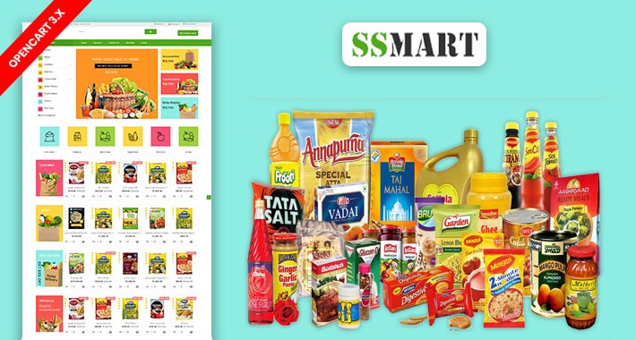 OpenCart - SS Mart Grocery Responsive Online Shopping Template