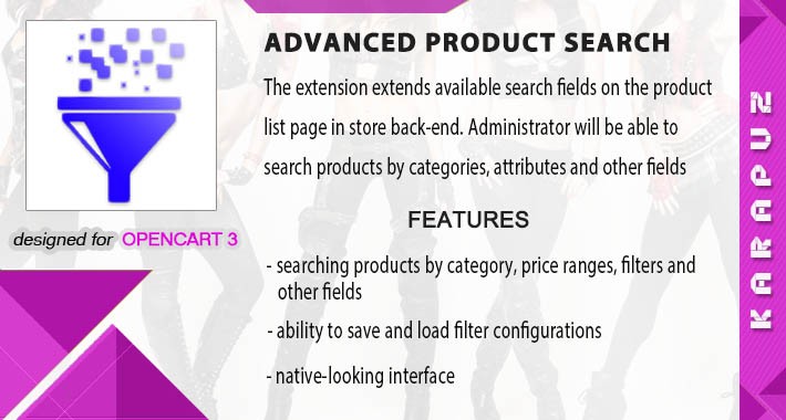 Advanced Product Search (for Opencart 3)