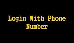 Login With Phone Number