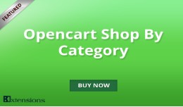 Opencart Shop By Category Module (OCMOD)