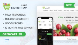 Grocery Store Opencart Theme