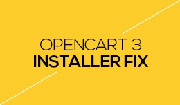 OpenCart 3 Extension Installer Fix