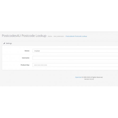opencart-postcodes4u-uk-postcode-lookup