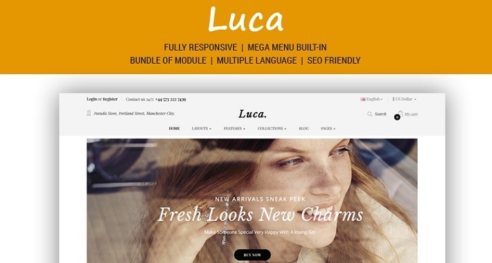 Luca - Multi-purpose Responsive eCommerce OpenCart 3 Theme